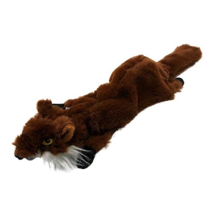 Іграшка мяка коричнева з пищалкою 45 см 