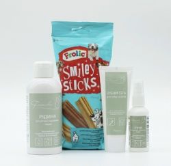 FrolicSmiley дентал Набір Зубна гігієна + Палички 175 гр 