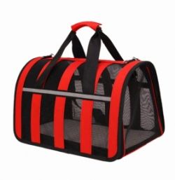 Сумка тканинна сітка червона, 45х26х20 см 