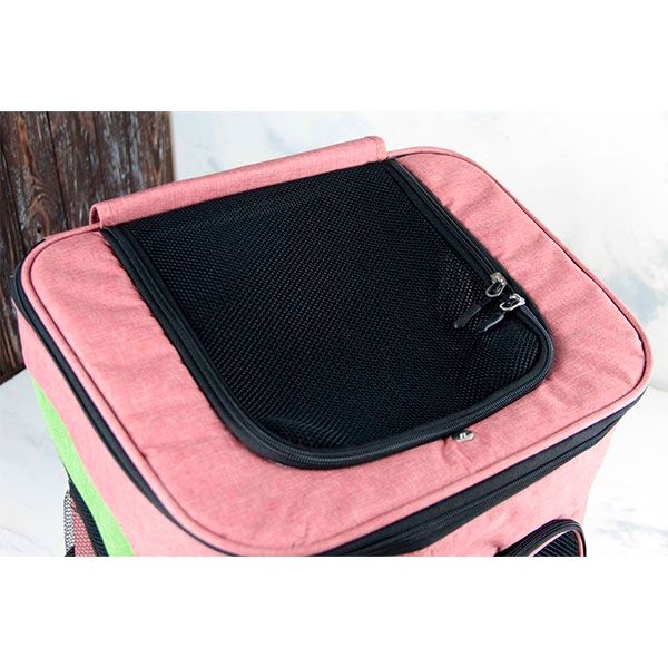 Рюкзак квадрат з сіткою тканина 40х42х32 см червоний Рюкзак квадрат с сеткой ткань 40х42х32 см красный