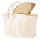 Кошик-переноска пластик велика 443227 см Бежевий