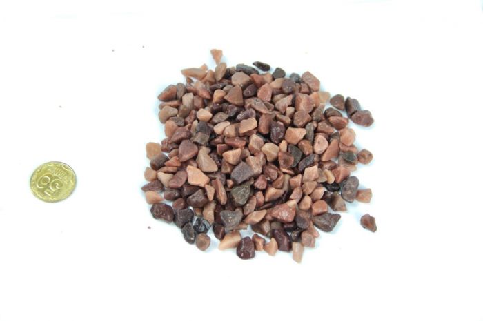 Грунт рожевий окатиш 8-10мм 10кг 