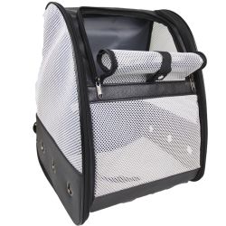 Рюкзак сітка тканина чорний 32х41х28 см 