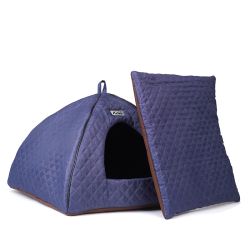 Будиночок для тварин Юрта 1 паянка з ребрами жорсткості 363939 см Синій