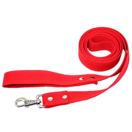 Поводок брезентовий 20мм Червоний Довжина 4.6 м