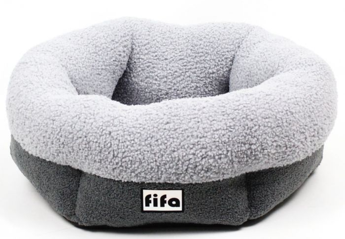 Лежак Норд меблева тканина, вовна, Сірий . 433820 см