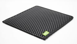 Килимок FUNtastic з прорізом 6040 см. Чорний.