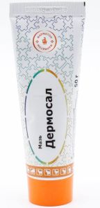 Дермосал-мазь антисептичної та кератопластичної властивості 50 гр 