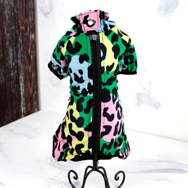 Камуфляж комбінезон від пилу для собак хлопчиків трикотаж XS