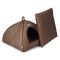 Будиночок для тварин Юрта 0 паянка з ребрами жорсткості 323535 см світло-сірий