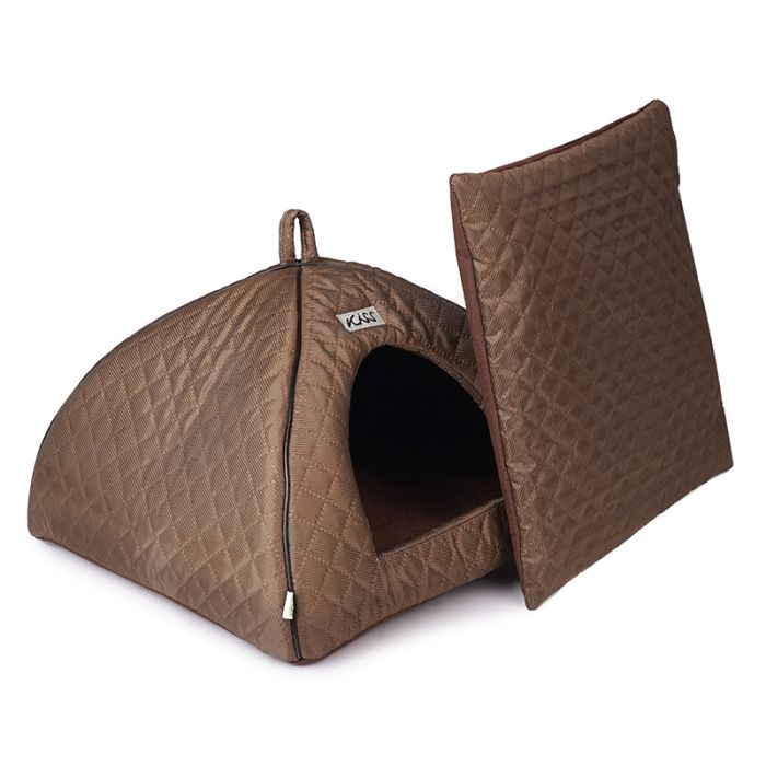 Будиночок для тварин Юрта 0 паянка з ребрами жорсткості 323535 см світло-сірий