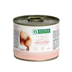 Консерва для собак Natures Protection Adult Small Breed Turkey  Apples з індичкою та яблуком, 200 г 