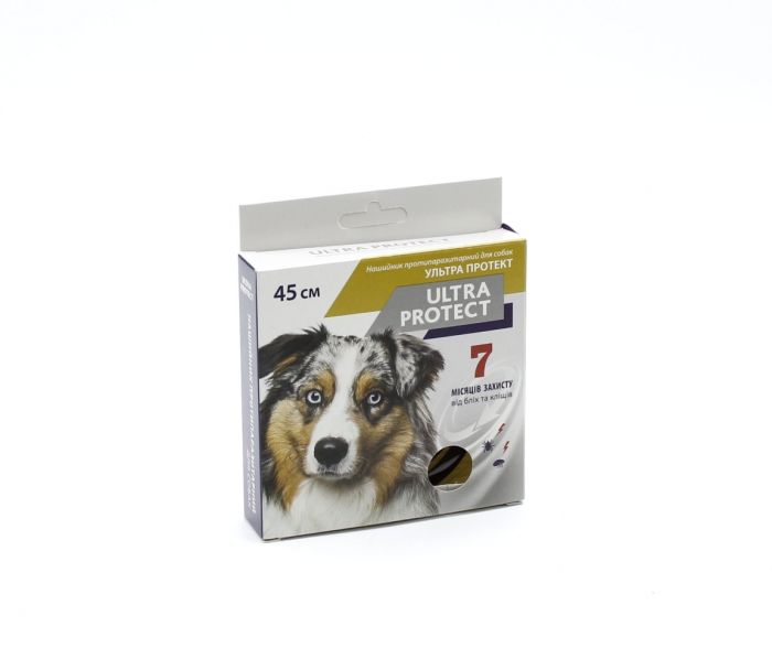 Нашийник Ультра Протект, протипаразитарний для собак зелений, 45 см
