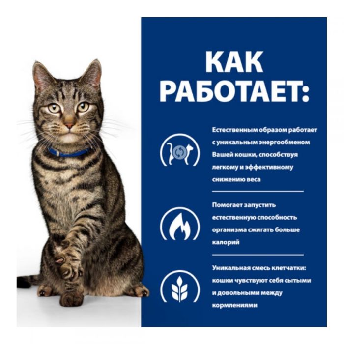 Hills PD Metabolic Feline Корм для зниження ваги у кішок з птахом 605940 3 кг