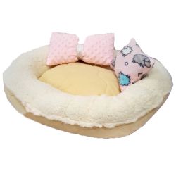 Лежанка для тварин Кораблик 60  50 см Cream 