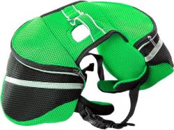 Похідна сумка-рюкзачок для собак m 50-70см Салатова