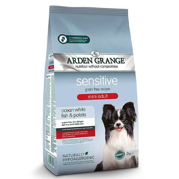 Arden Grange Sensitive Mini Adult з білою рибою та картоплею сухий корм для собак дрібних порід 6 кг