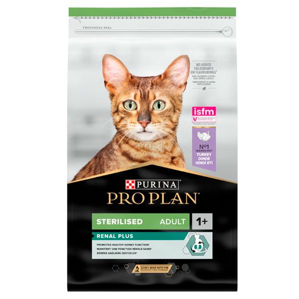 PRO PLAN Sterilised для стерилізованих кішок з індичкою та рисом 10 кг