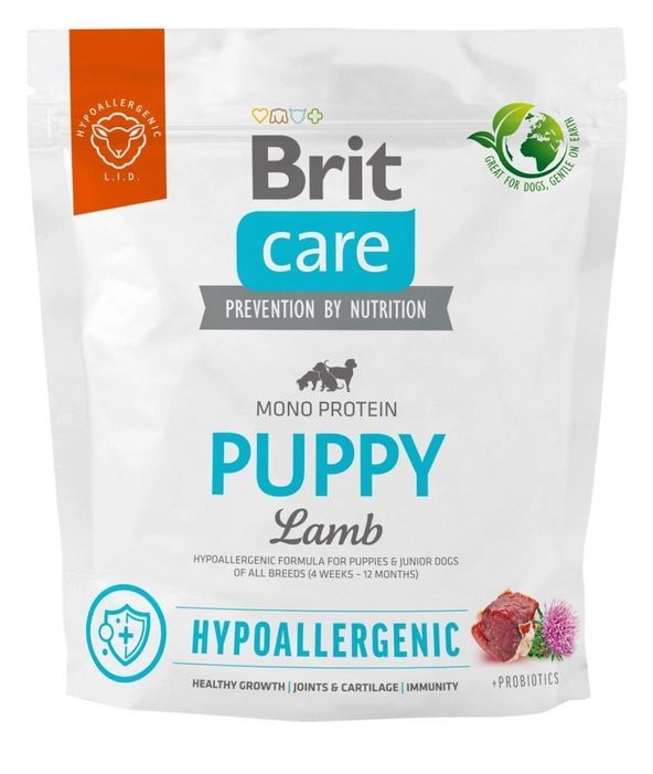 Brit Care Dog Hypoallergenic Puppy Сухий корм для цуценят гіпоалергенний з ягнятком 1 кг 