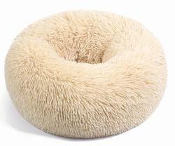 Лежанка для тварин Бежева 100х100х20 см