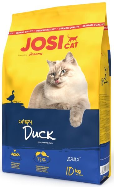 Josera JosiCat Crispy Duck з качкою сухий корм для дорослих кішок 10 кг 