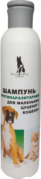 Шампунь для собак і кішок всіх порід протипаразитний 250 мл 