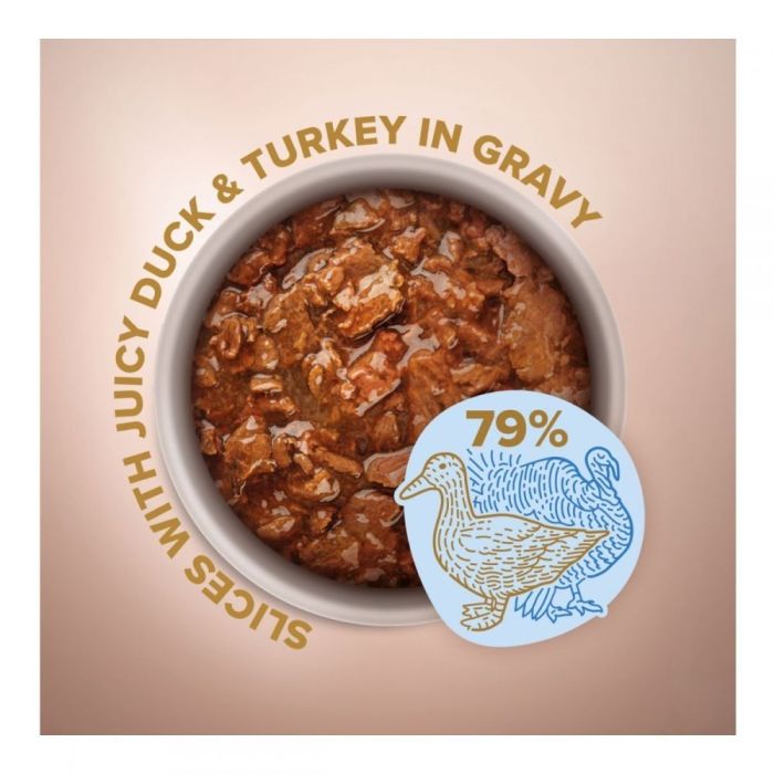 Club 4 Paws Premium Selection Вологий корм для собак малих порід з качкою та індичкою 85 г 