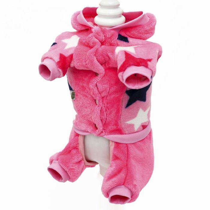 Ялинка світшот для собак дівчаток трикотаж на флісі Бордо S1