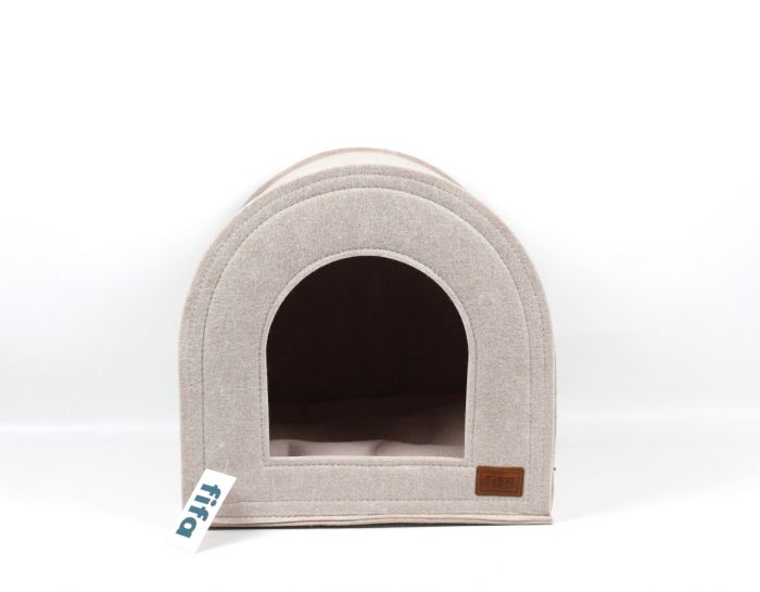 Будиночок повсть бежевий, 40х40х40 см 