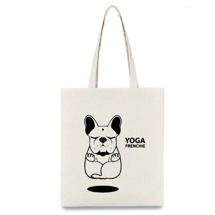 Екосумка Французький бульдог йога 3541см