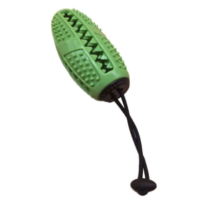 Іграшка-диспенсер гумова 14 см ручка-мотузка 147-2 