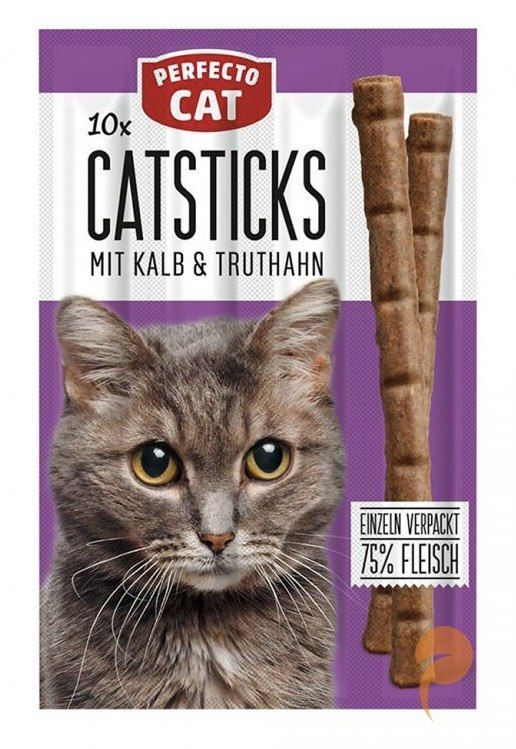 Палички Perfecto Cat Catsticks індичка  ягня 10шт 