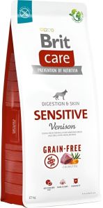 Brit, Сухий корм для собак  Brit Care Dog Grain-free Sensitive корм для собак з чутливим травленням беззерновим з олениною 12 кг