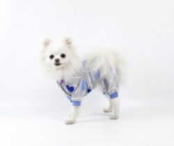 Комбінезон Остін велюр, Хлопчик Сірий із сердечками. М1 (А 37В 51-70 см.)