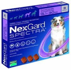 Nexgard Spectra (Нексгард Спектра) - таблетки для собак від бліх і кліщів L 15 - 30кг 1 таблетка