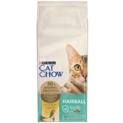 Cat Chow Hairball Control сухий корм для котів проти утворення шерстяних грудок у травному тракті з куркою 15 кг