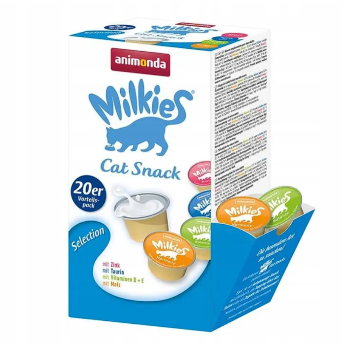 Ласощі для котів Котяче молоко Animonda Milkies Selection, 20 шт по 15 г