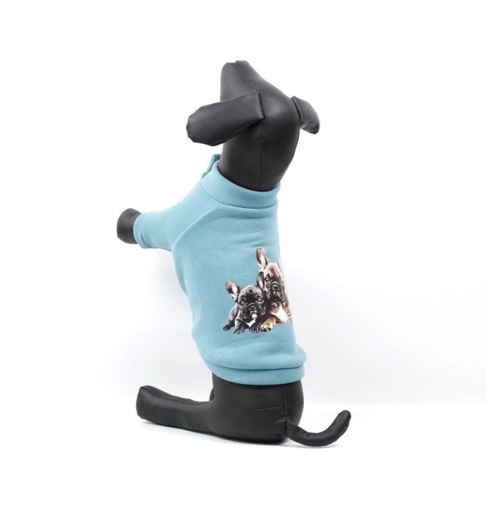 Світшот Уніка трикотаж на флісі унісекс. М1 (А 37В 51-70 см.) Фіолетова.