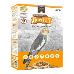 Корм для середніх папуг Лорівіт 1,5 кг