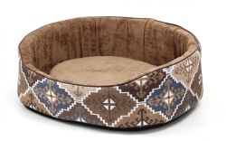 Лежак Роксі меблева тканина шоколад. 554920 см