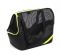 Сумка Крос чорна (салатова смуга) 35х31х23 см