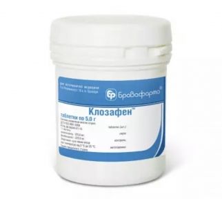 Клозафен Бровафарма таблетки 10 5 г. 