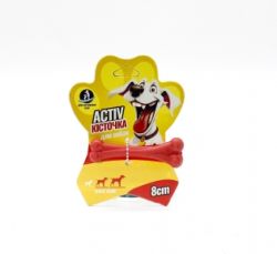 Кісточка Activ для собак 8 см. Червона