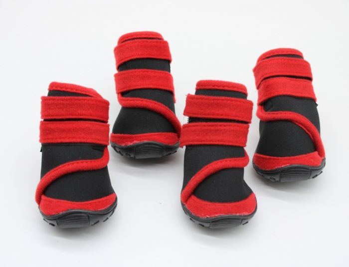 Взуття Неопрен Чорно-Червоні, підошва поліуритан 2 (7,56см)