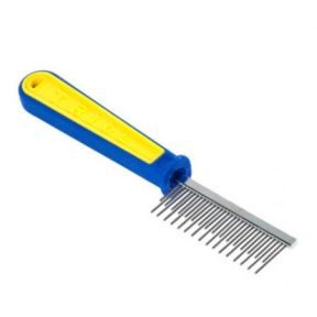 Гребінець пластиковий жовто-синя УНІ 308