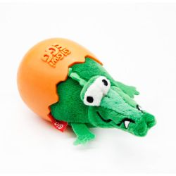 Крокодил-неваляшка GiGwi EGG з пищалкою, 14 см 