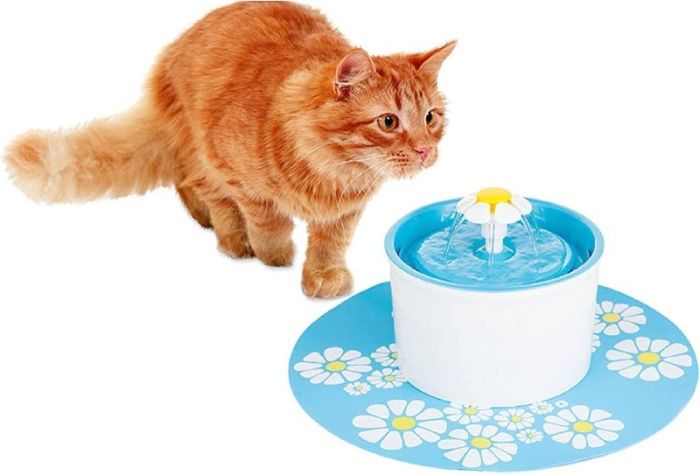 Фонтан для тварин Small Flower 16х20х12см CS0329 Зелений