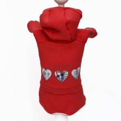 Джулія комбінезон для собак дівчаток з трикотажу на флісі S