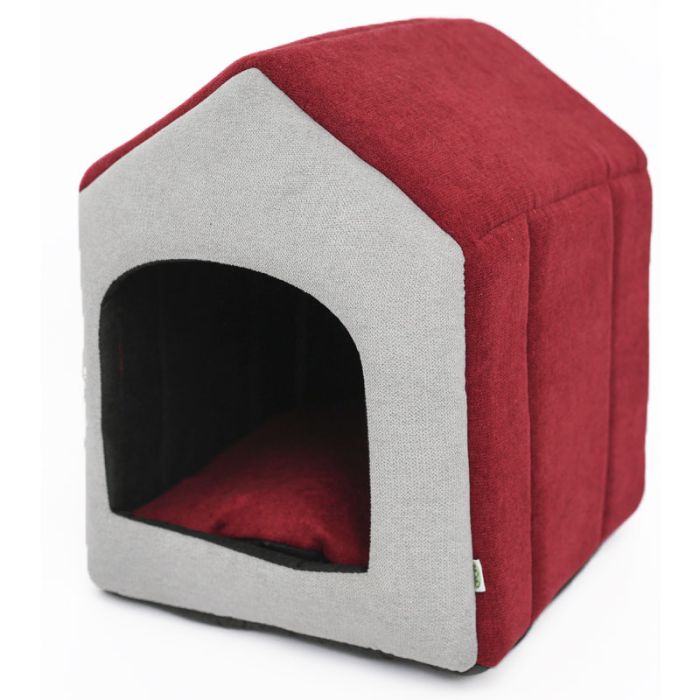 Будка  2 для собак 433340 см Сіро-бордова