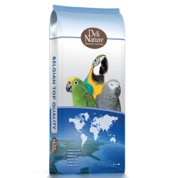 Корм Deli Nature Parrots Basic з арахісом для середніх та великих папуг, 15 кг